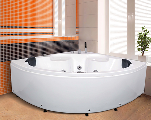 Century Corner Whirlpool Bathtub By Woven Gold