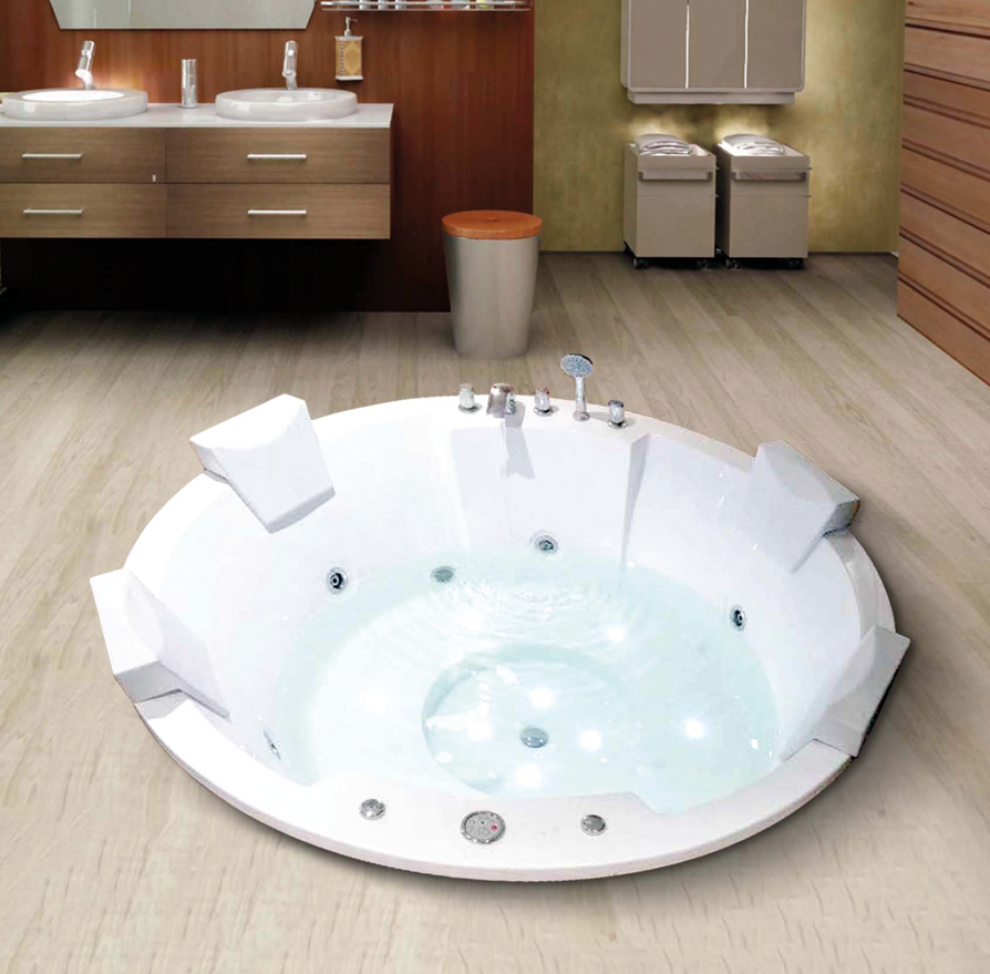 Pearl Round Jacuzzi Tub By Woven Gold