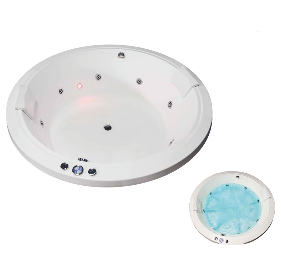 Radius Round Jacuzzi Tub By Woven Gold