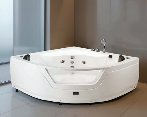 Sonic Corner Whirlpool Bathtub By Woven Gold