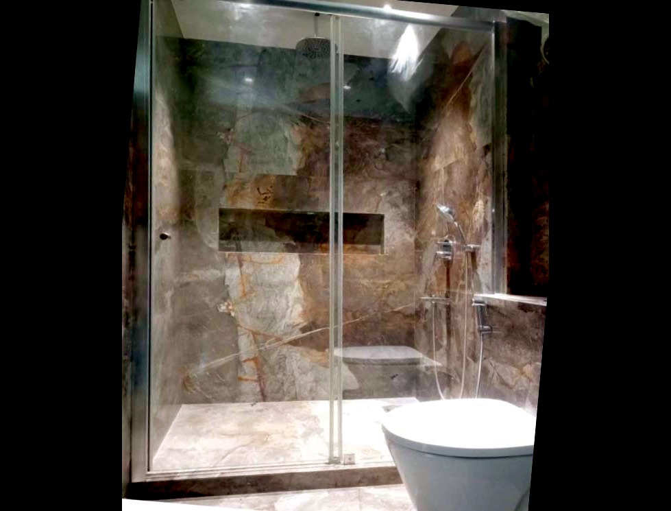 Oceane premium sliding shower enclosure by Woven Gold India